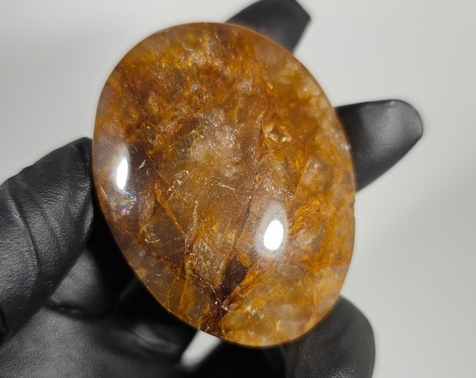 Golden Healer Palm Stone