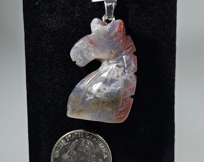 Ocean Jasper Unicorn Pendant