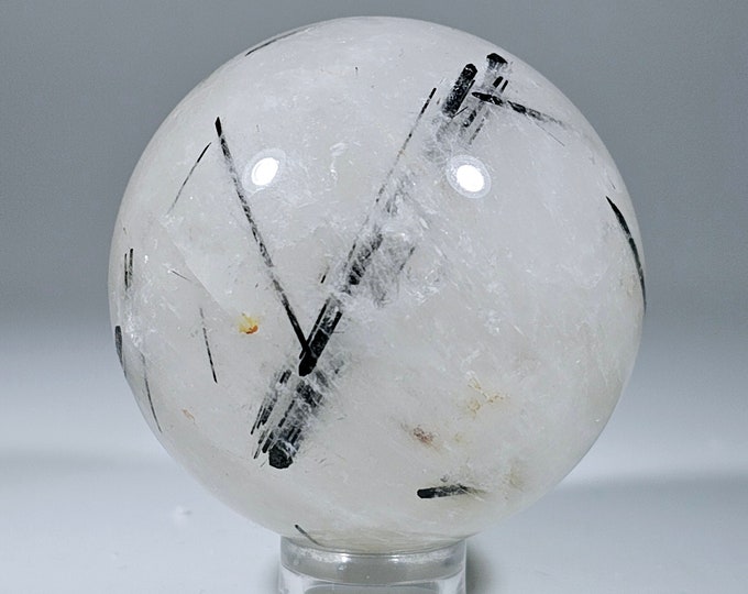 46mm Tourmalinated Quartz Sphere