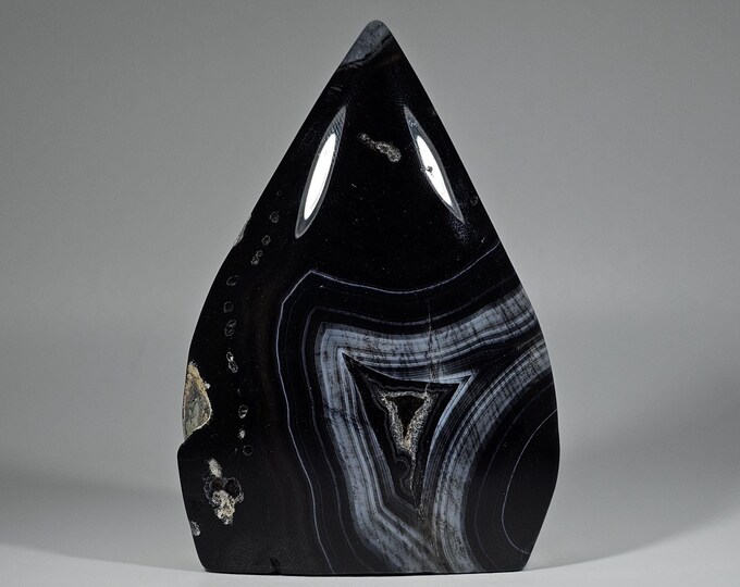 Black Agate Freeform/Flame