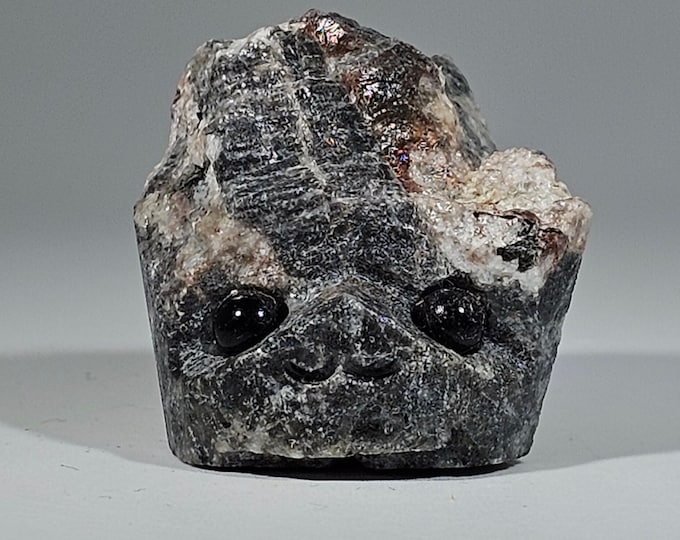 Yooperlite Pet Rock Carving