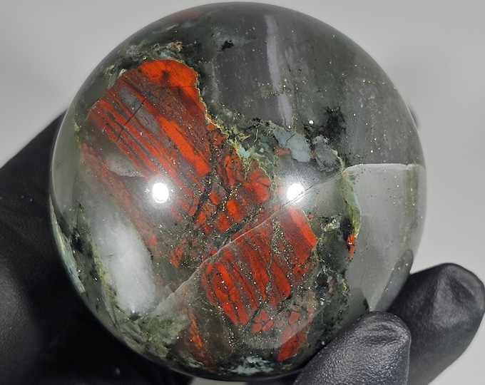 42mm African Bloodstone Sphere