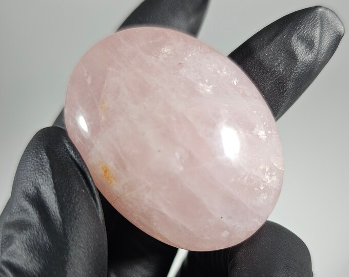 Rose Quartz Palm Stone