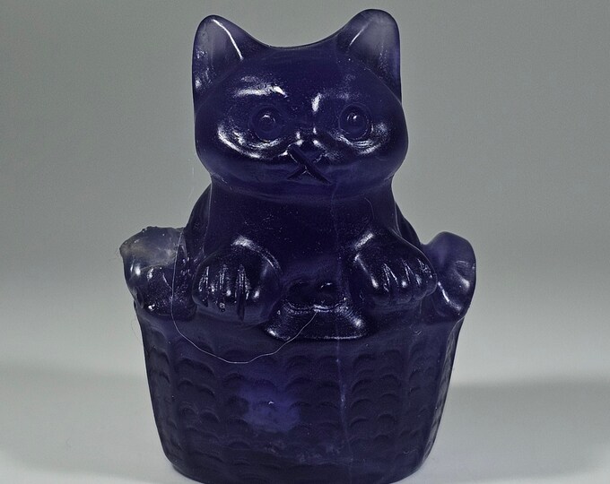 Fluorite Cat Carving 1.8" Tall *Imperfect