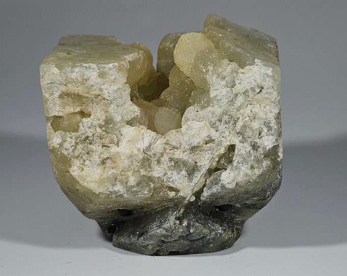 Prehnite Pet Rock Carving
