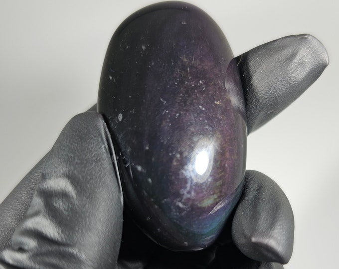 Rainbow Obsidian Palm Stone