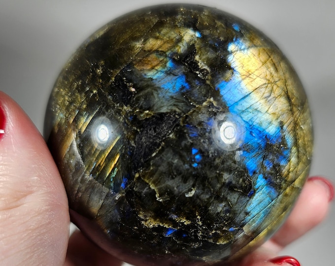 64mm Labradorite Sphere
