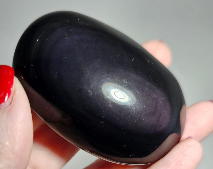 Rainbow Obsidian Palm Stone