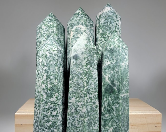 Your Choice Green Spot Jasper Tower