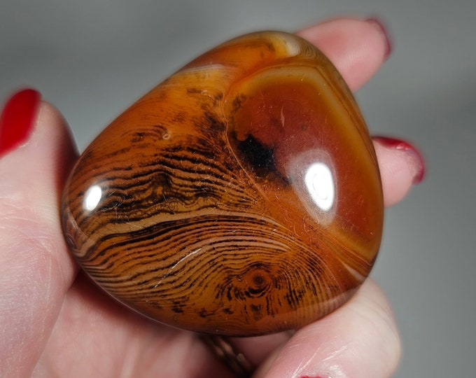 Sardonyx Palm Stone