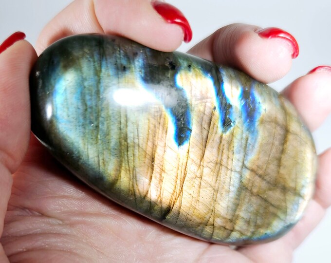 Labradorite Palm Stone
