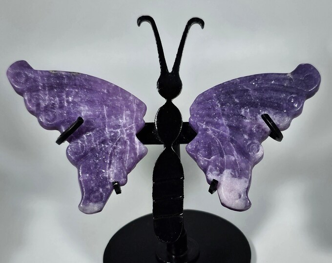 Lepidolite Butterfly Wings