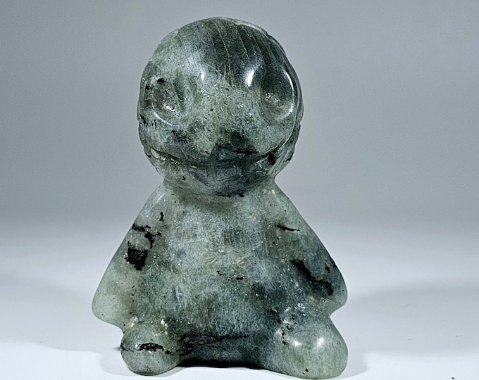 Labradorite Voodoo Doll Carving