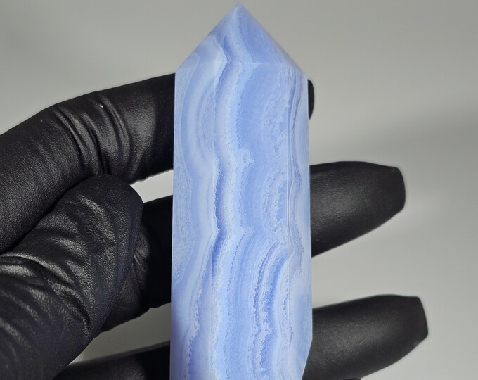 2.4" Blue Lace Agate Tower