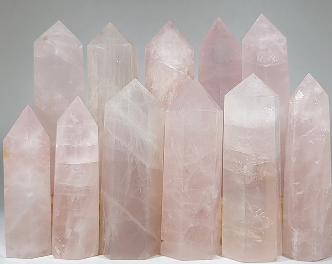 Your Choice Rose Quartz Tower