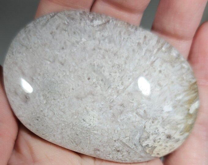 Pink Amethyst Palm Stone