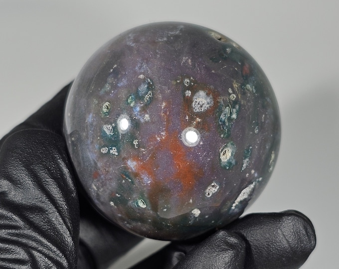 38mm Colorful Ocean Jasper Sphere