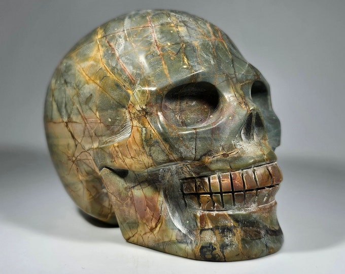 3.6" Cherry Creek Jasper Skull
