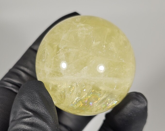 36mm Citrine Sphere