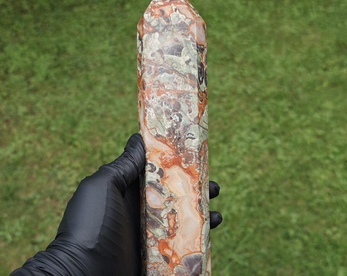 11" Money Agate Tower