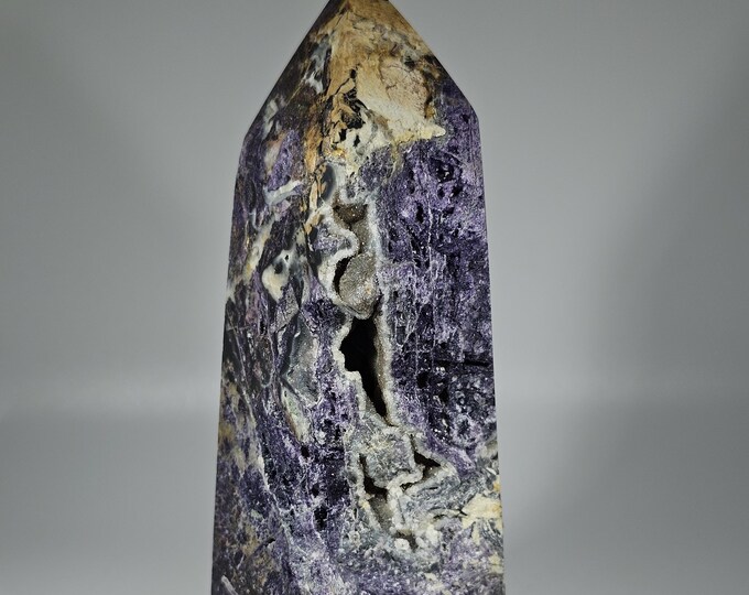 Purple Sphalerite Tower