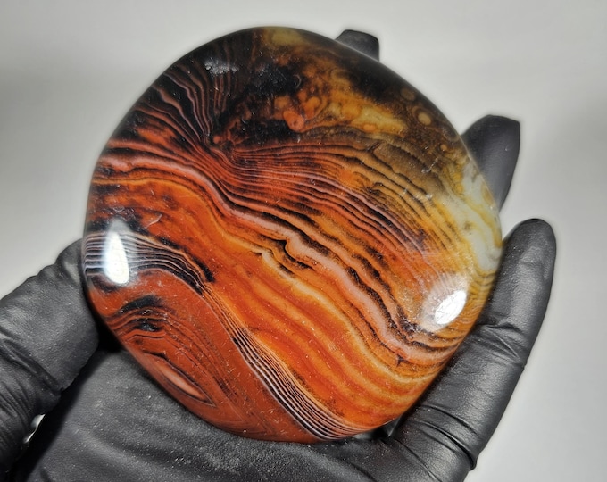 Sardonyx Palm Stone