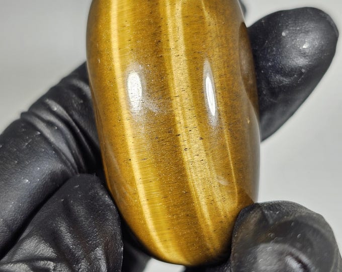 Tigerseye Palm Stone