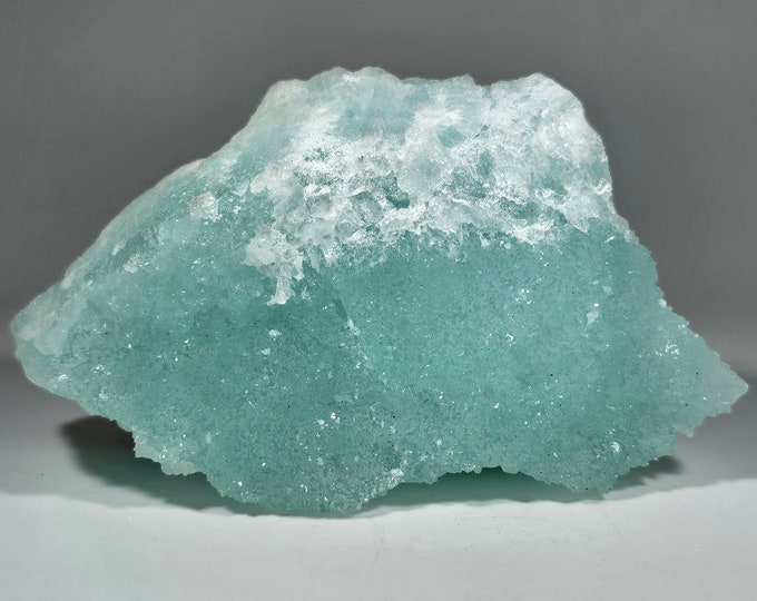 Crystallized Blue Aragonite Specimen