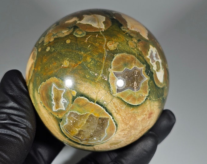 60mm Rainforest Jasper Sphere