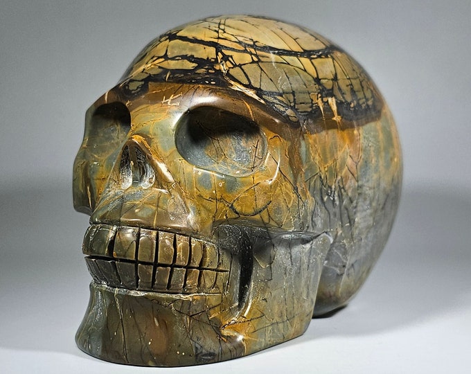 4.3" Cherry Creek Jasper Skull