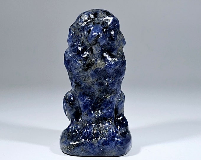 2" Sodalite Lion Carving