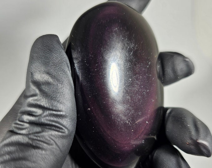 Rainbow Obsidian Palm Stone