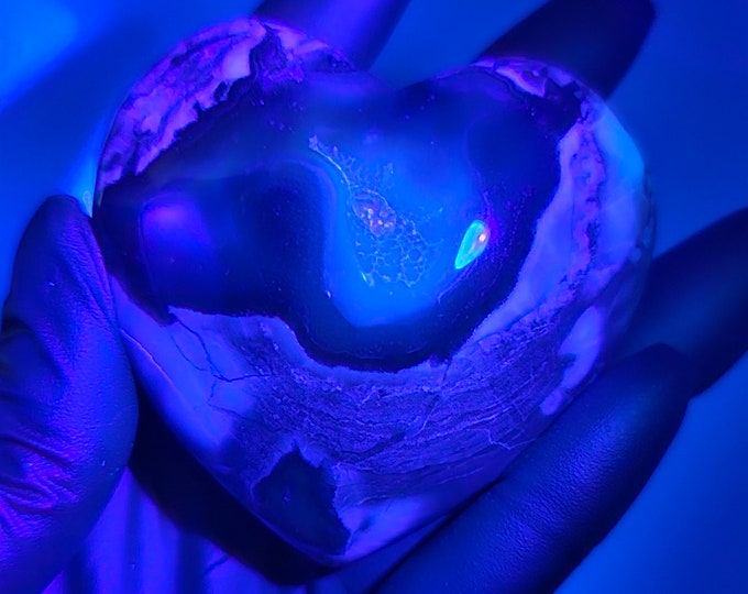 Volcano Agate Heart