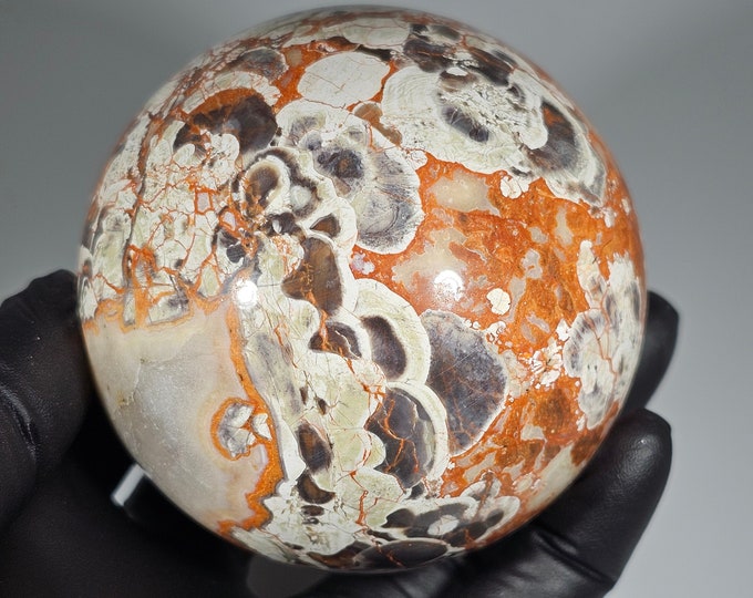 68mm Money Agate Sphere