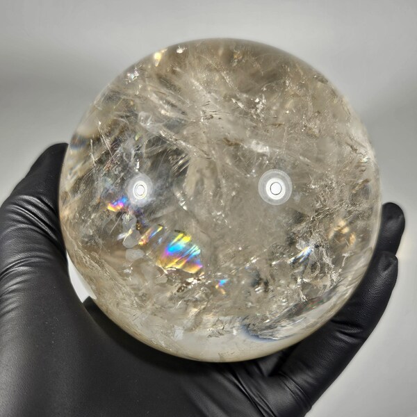87mm Light Smoky Quartz Sphere