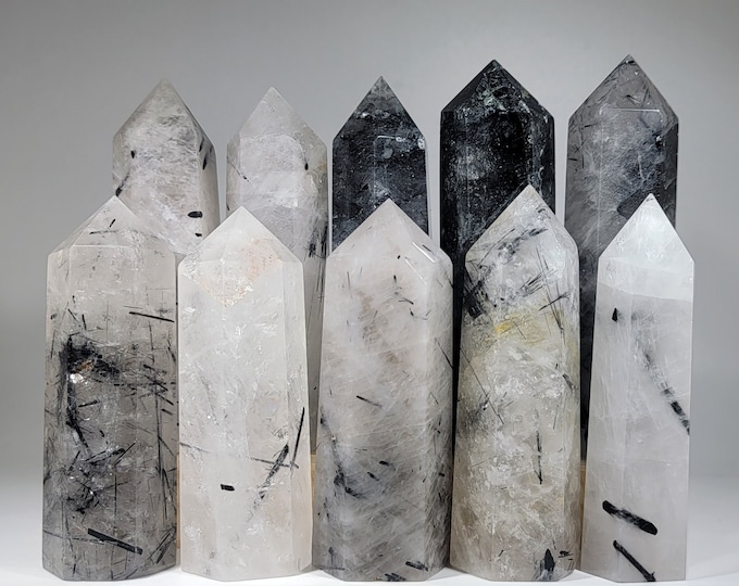 Your Choice Tourmaline in Quartz Tower