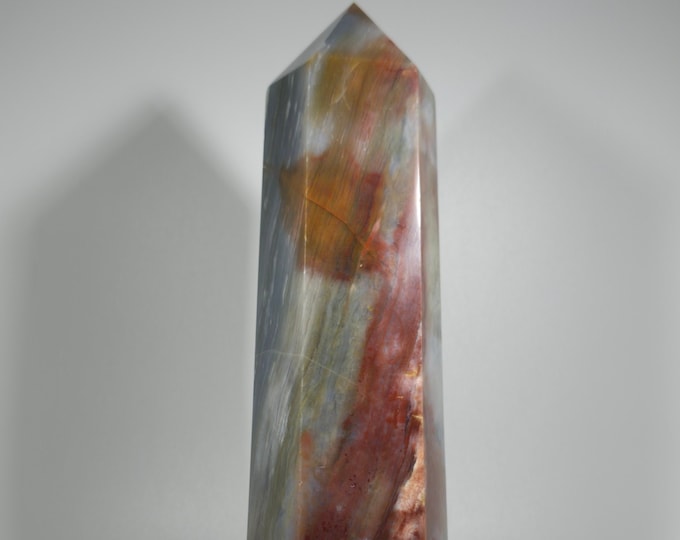 7.6" Colorful Ocean Jasper Tower