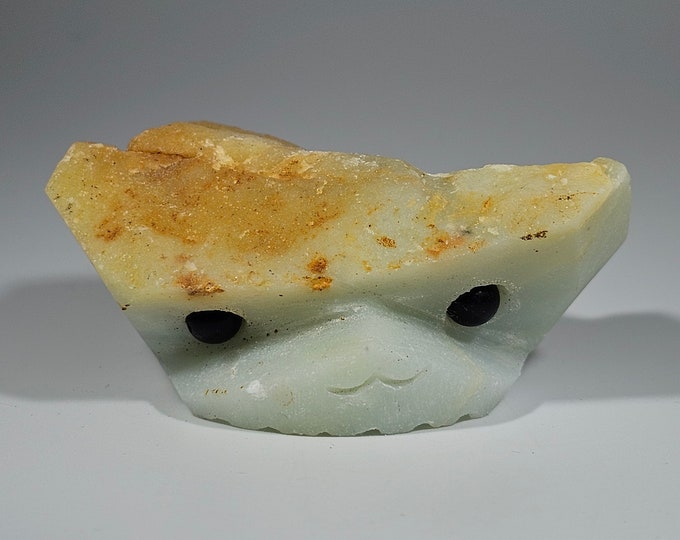 Caribbean Calcite Pet Rock Carving