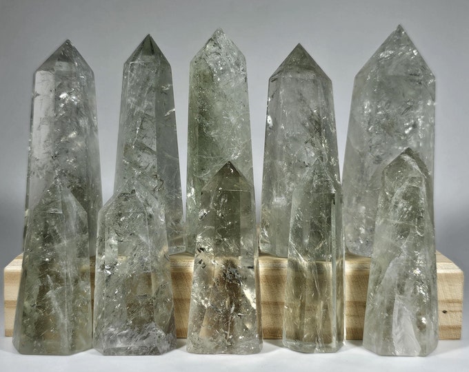 You Choose Prasiolite Tower Green Amethyst
