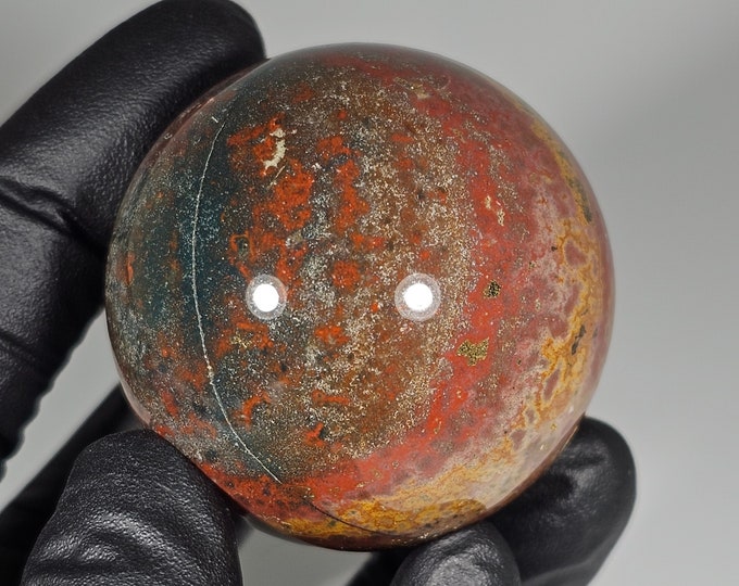 37mm Colorful Ocean Jasper Sphere