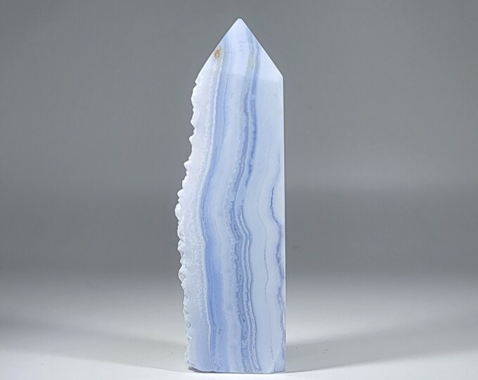 3.3" Blue Lace Agate Tower