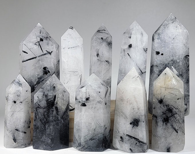 Your Choice Tourmaline in Quartz Tower