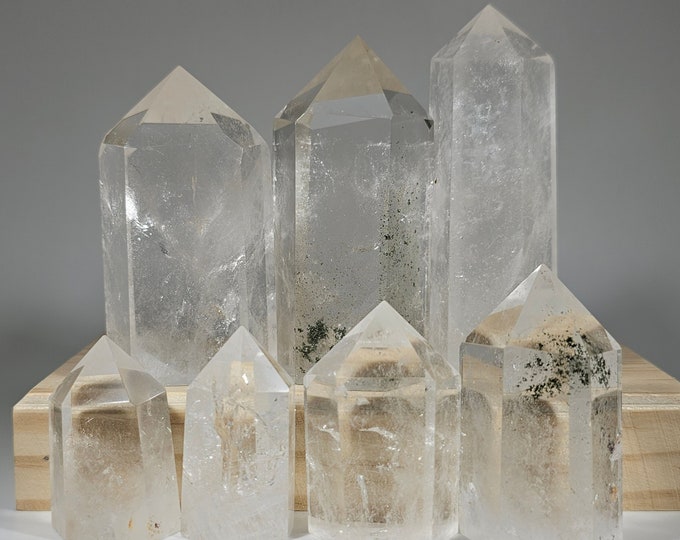 Your Choice Clear Quartz Tower
