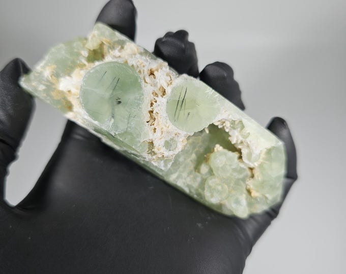Prehnite with Epidote Freeform