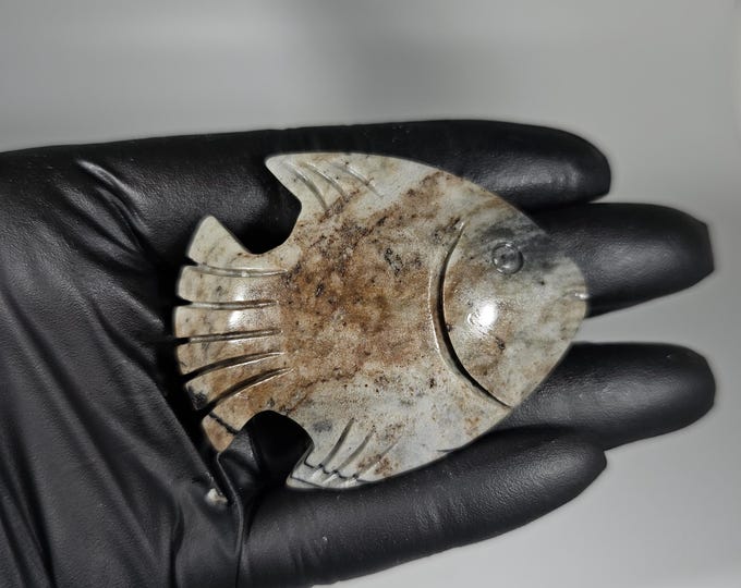 2" Jasper Fish Carving