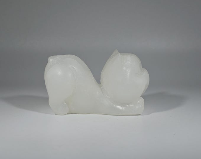 Afghan Jade Cat Carving