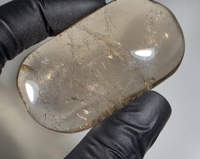 Smoky Quartz Palm Stone