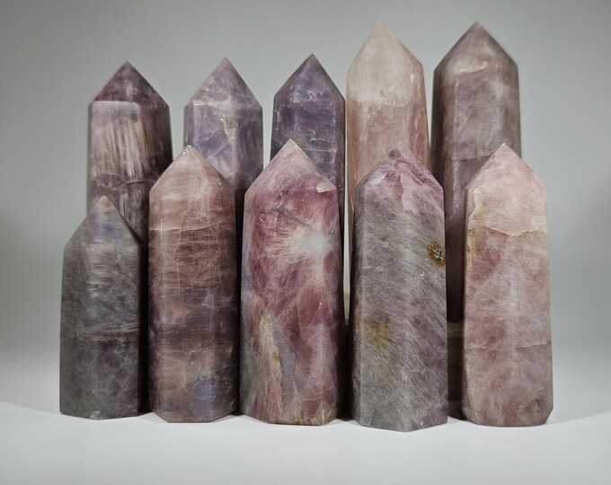 You Choose Lavender Rose Quartz Tower
