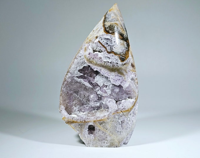 Druzy Fluorite Sphalerite Freeform / Flame
