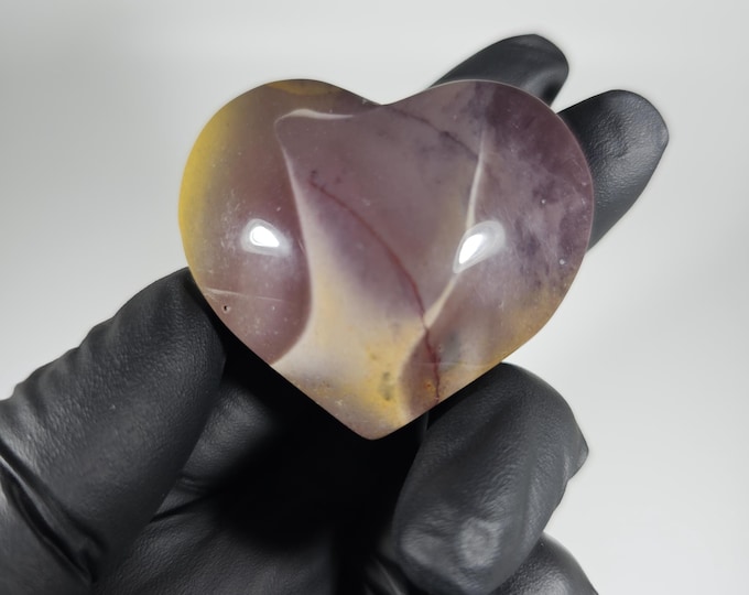 Mookaite Heart Palm Stone